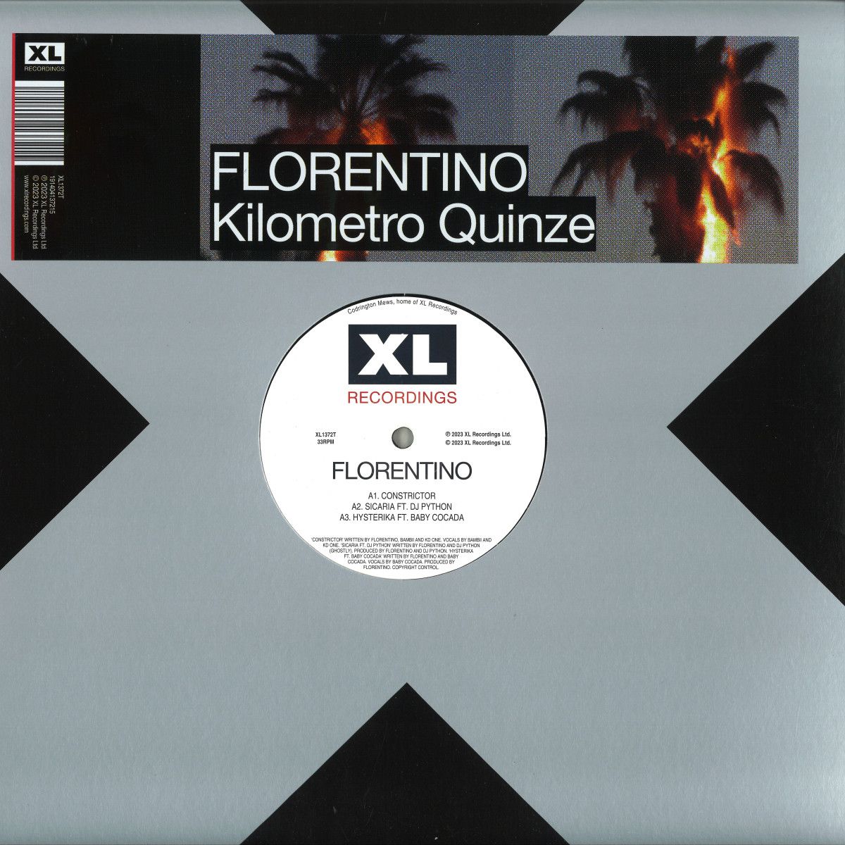 Florentino - KILOMETRO QUINZE | XL Recordings (XL1372T) - main Florentino - KILOMETRO QUINZE | XL Recordings (XL1372T) - main