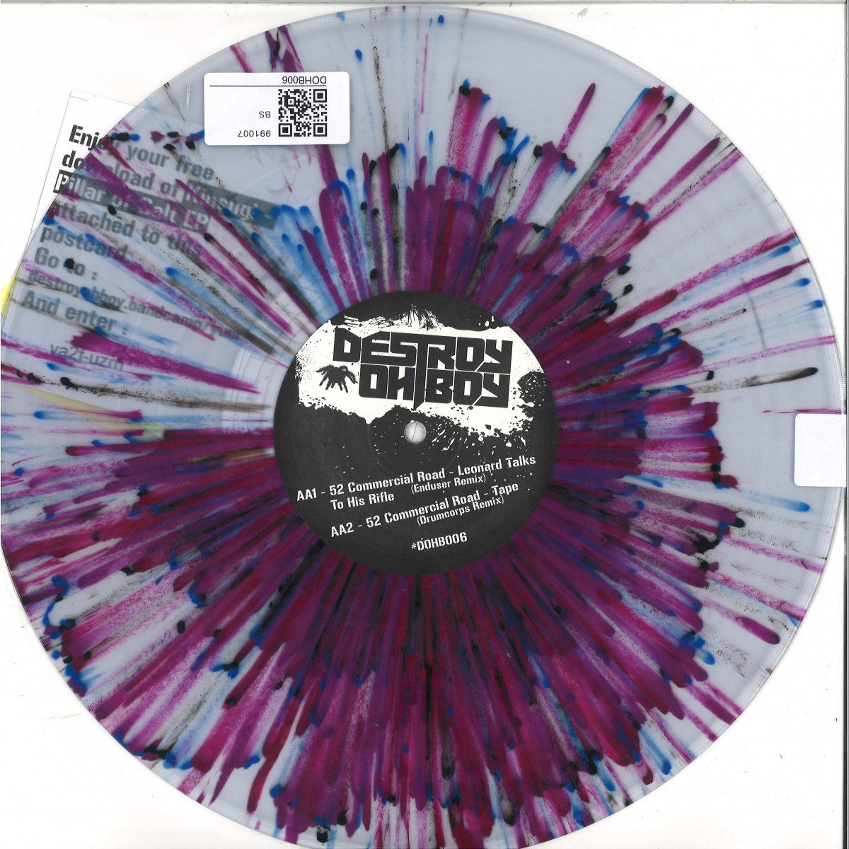 Various - 52 Commercial Road Remixes | Destroy Oh Boy (DOHB006) - main Various - 52 Commercial Road Remixes | Destroy Oh Boy (DOHB006) - main