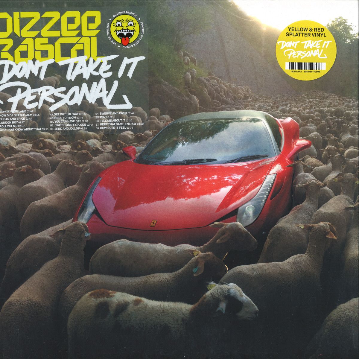 Dizzee Rascal - Don't Take It Personal LP | Big Dirte3 Records (BDR1LPC1) - main