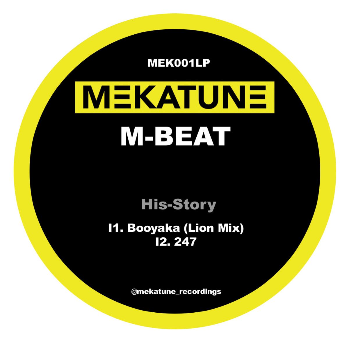 M-Beat - Booyaka / 247 / Dance The Night Away | Mekatune (MEK001LPIJ) - main