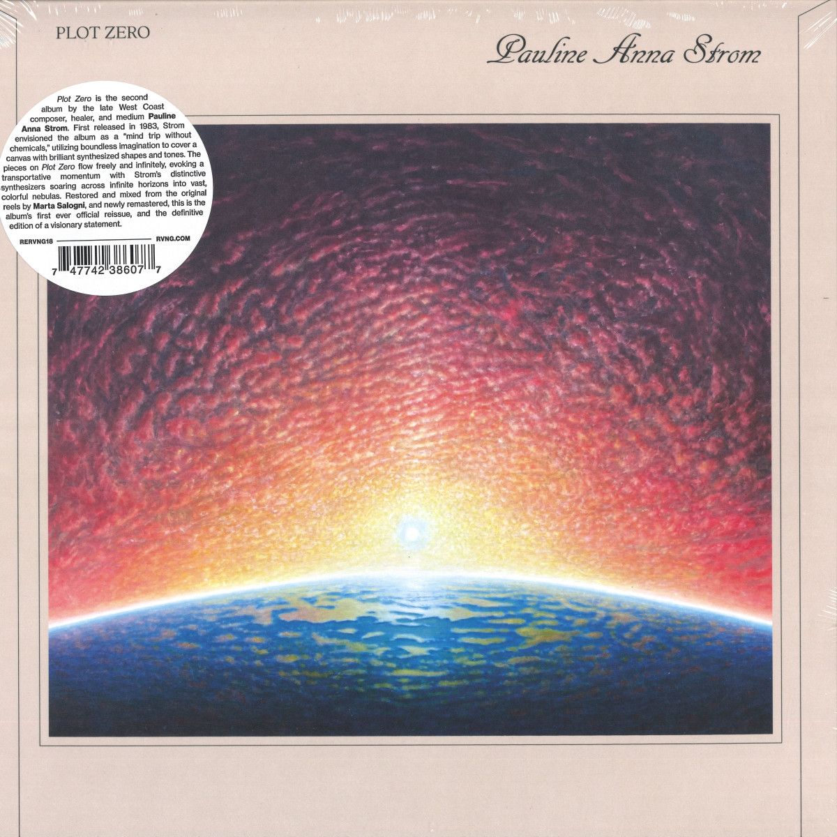 Pauline Anna Storm - Plot Zero LP | ReRVNG (RERVNG18LP) - main