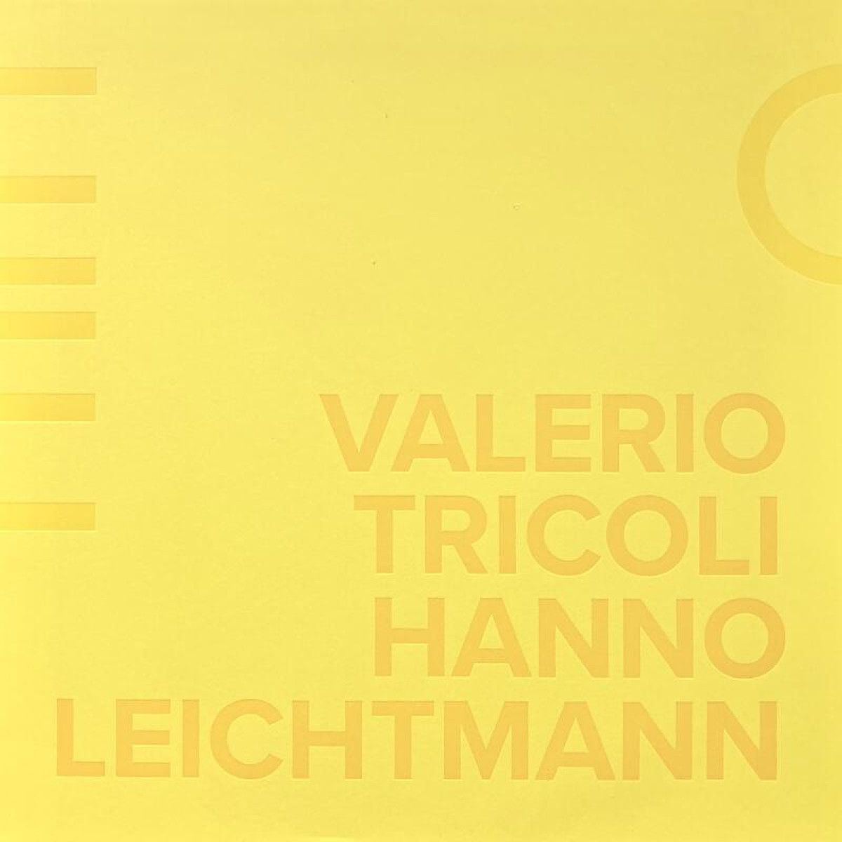 Valerio Tricoli  &  Hanno Leichtmann - Cinnte le Dia LP | NI VU NI CONNU (NVNC-031LP) - main