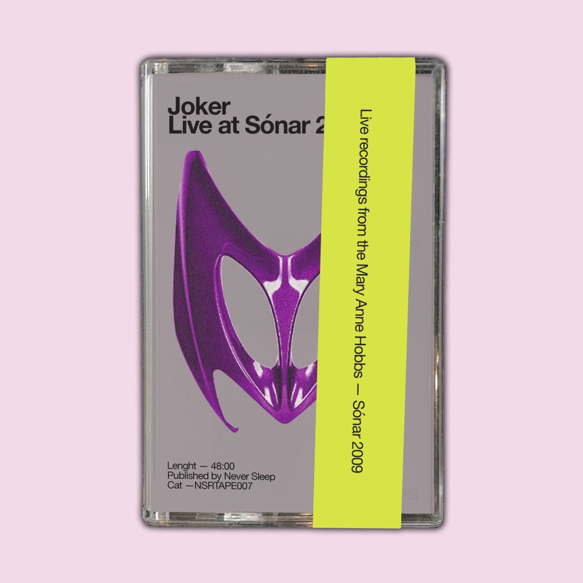 Joker - Live At Sonar 2009 (TAPE) | Never Sleep (NSRTAPE007)