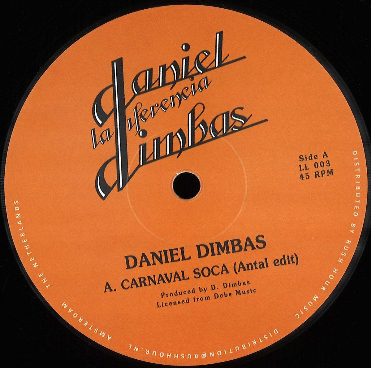 Daniel Dimbas  &  La Diferencia - LA DIFERENCIA - ANTAL & PALMS TRAX EDITS | unknown (LL003) - main