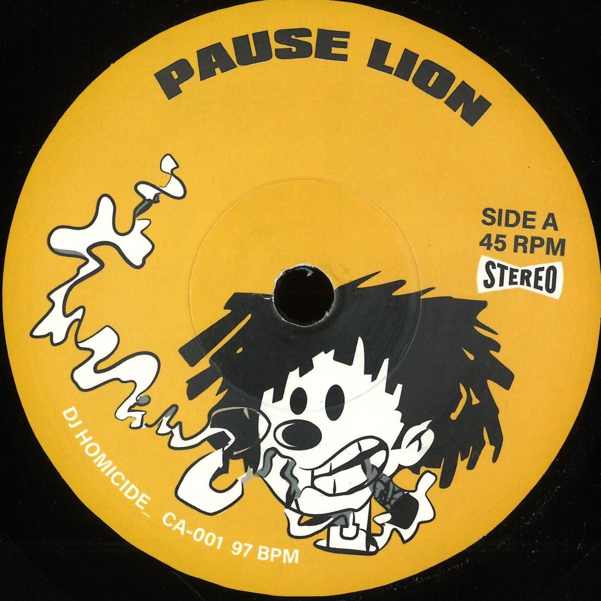 DJ Homicide_ - Pause Lion | CA US (CA001) - main