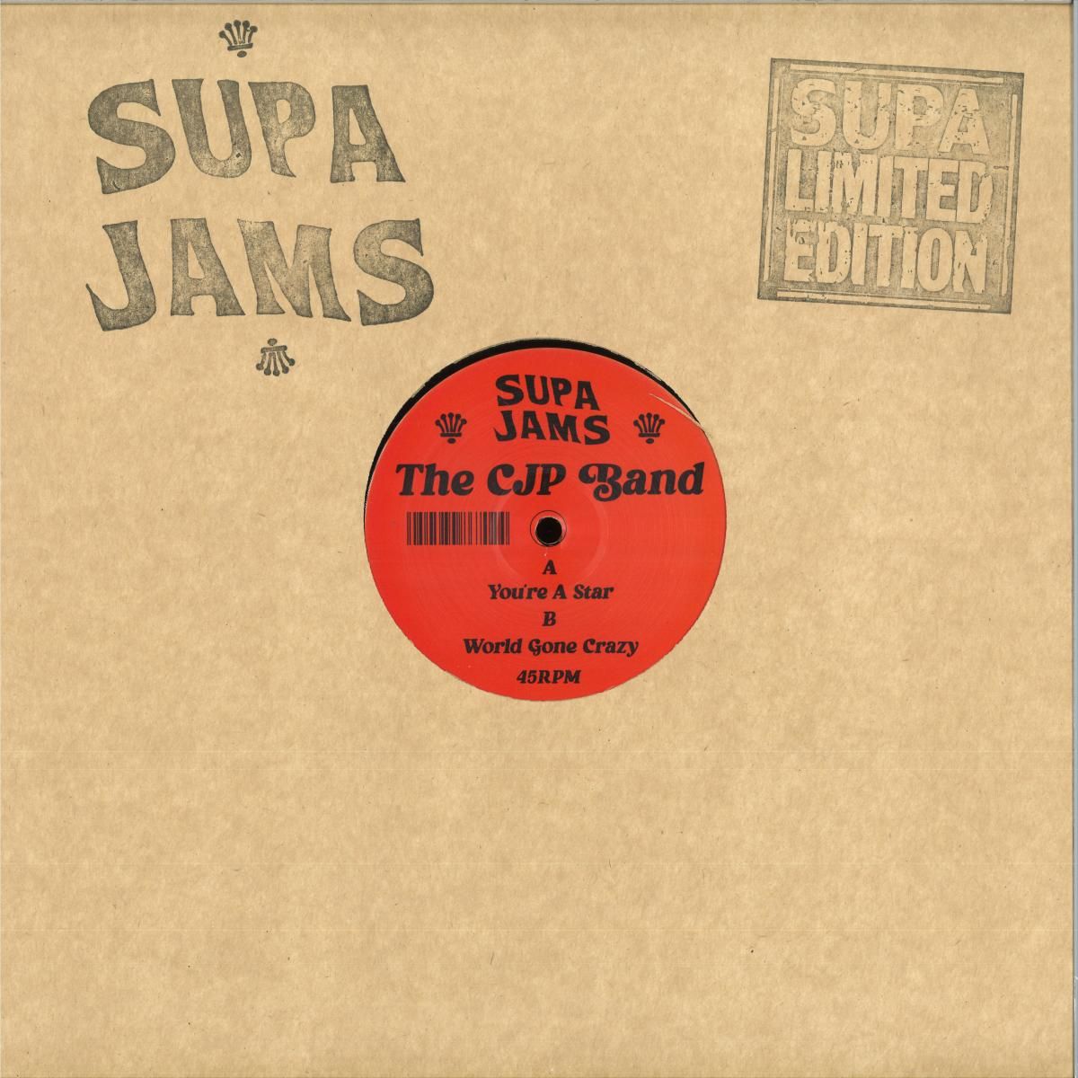 The CJP Band - You're A Star | Supa Jams (SJAM12002) - main