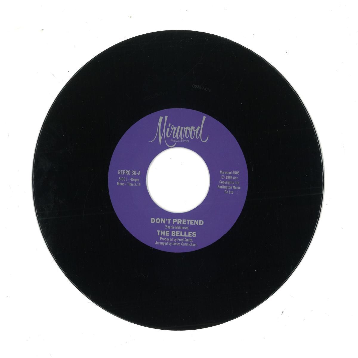 The Belles - Don't Pretend/Cupid's Got A Hold (7") | Kent Records (REPRO30) - main