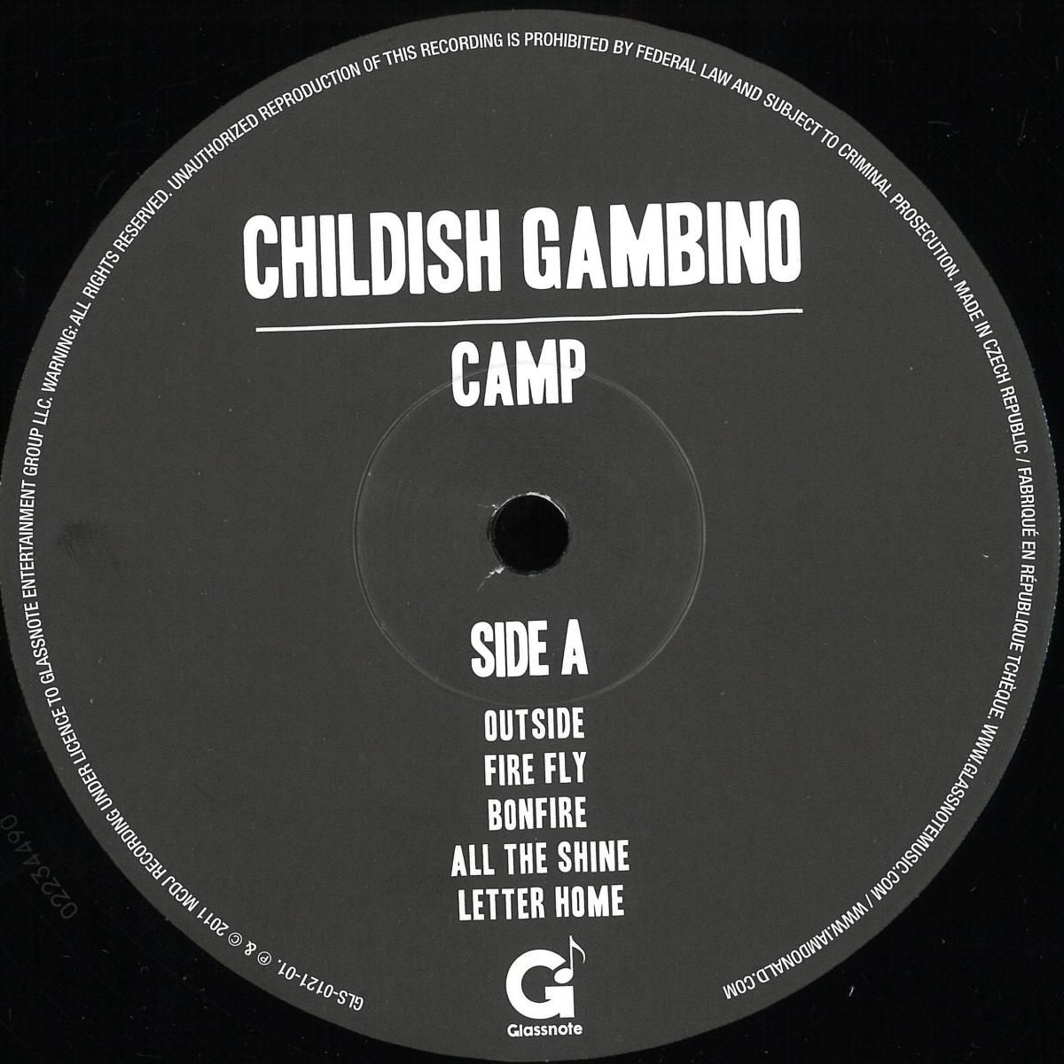 Childish Gambino - Camp (2x12") | Glassnote (GLS012101 NO_COVER) - main