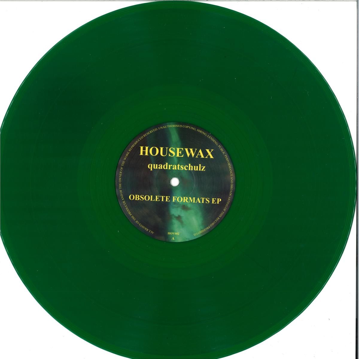 Quadratschulz - Obsolete Formats Ep | HOUSEWAX (HOV002) - main
