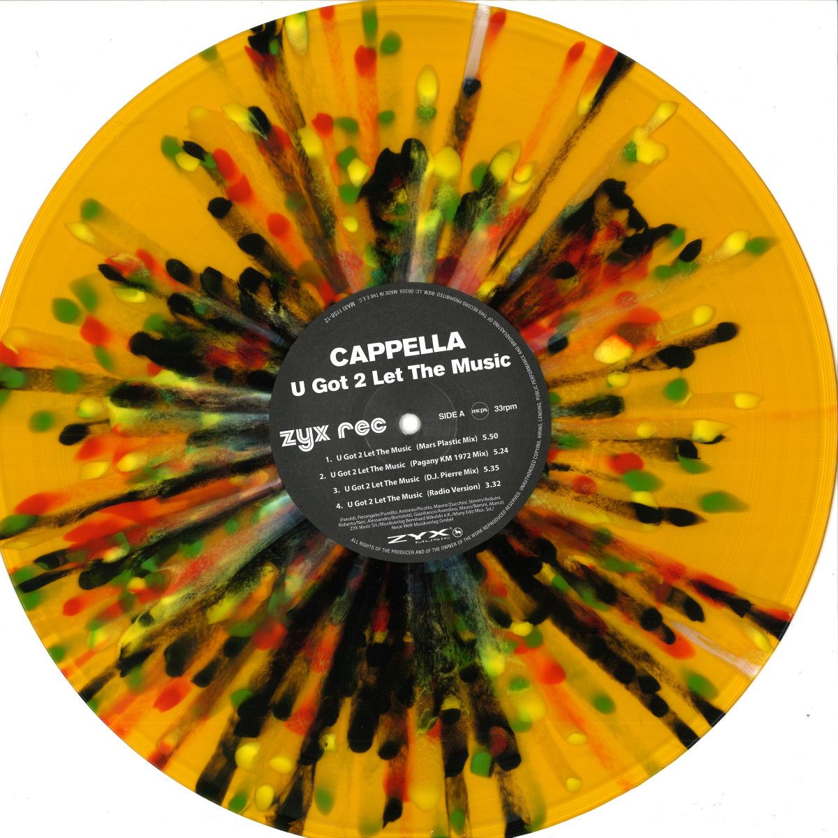 Cappella - U GOT 2 LET THE MUSIC EP | Zyx Music (MAXI 1158-12) - main