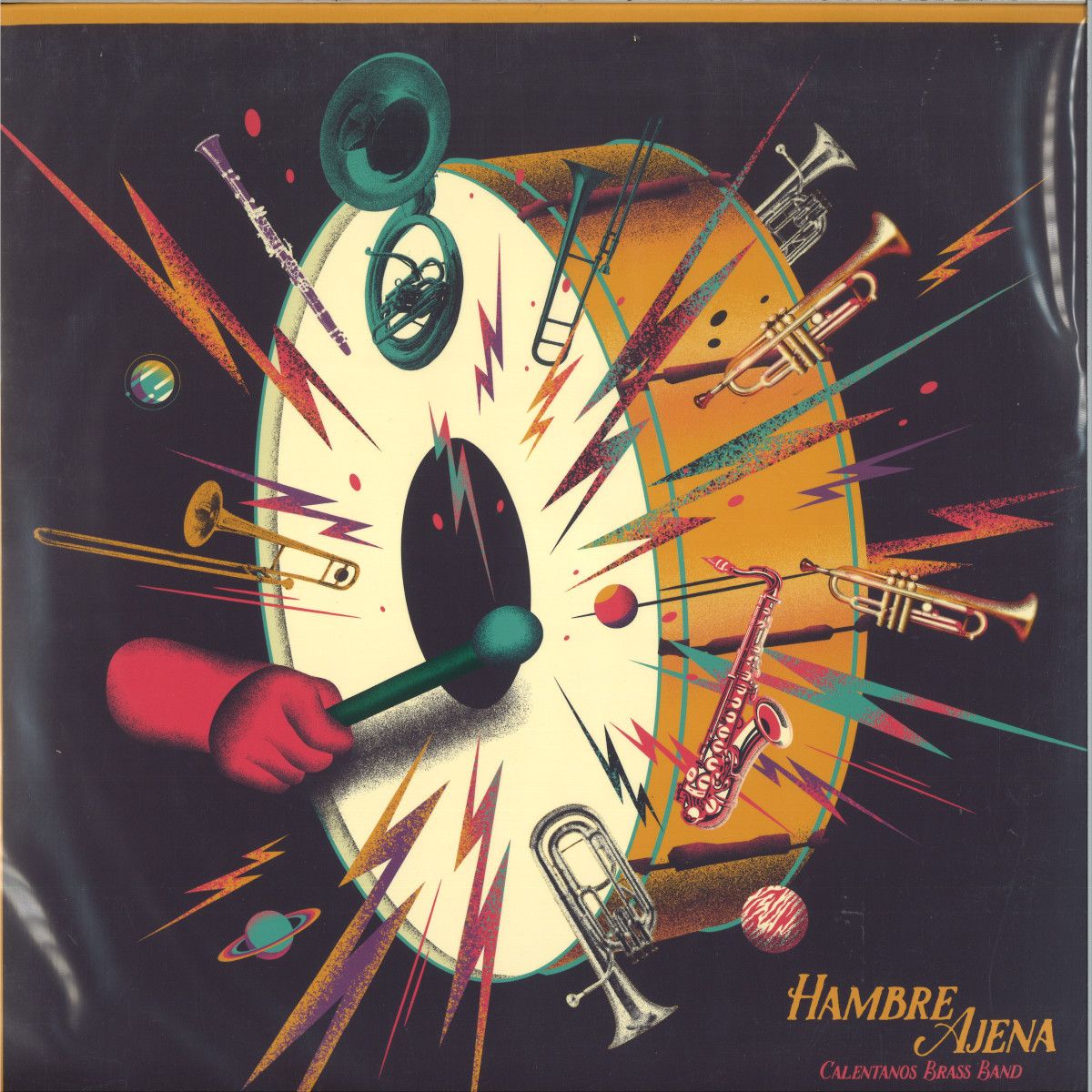 CALENTANOS BRASS BAND - HAMBRE AJENA | BÁNFORA RECORDS (BR003) - main