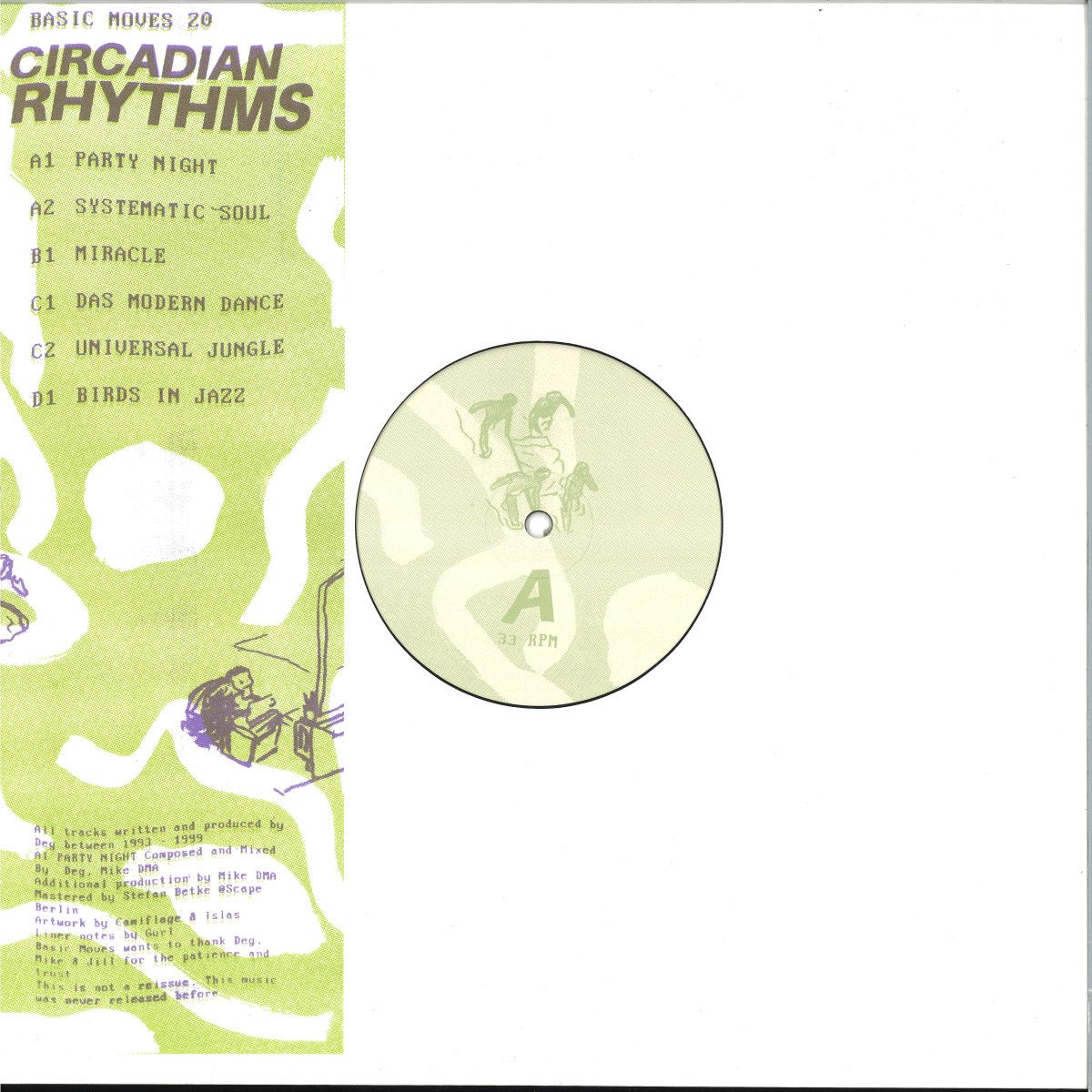 Circadian Rhythms - Basic Moves 20 LP 2x12" | Basic Moves (BM020) - main Circadian Rhythms - Basic Moves 20 LP 2x12" | Basic Moves (BM020) - main