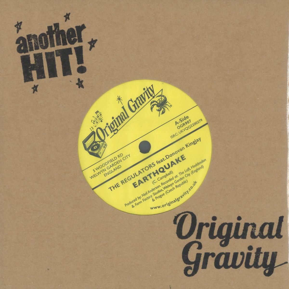 The Regulators  &  Donovan Kingjay - Earthquake / Red Peas Soup (7") | Original Gravity (OGR907)