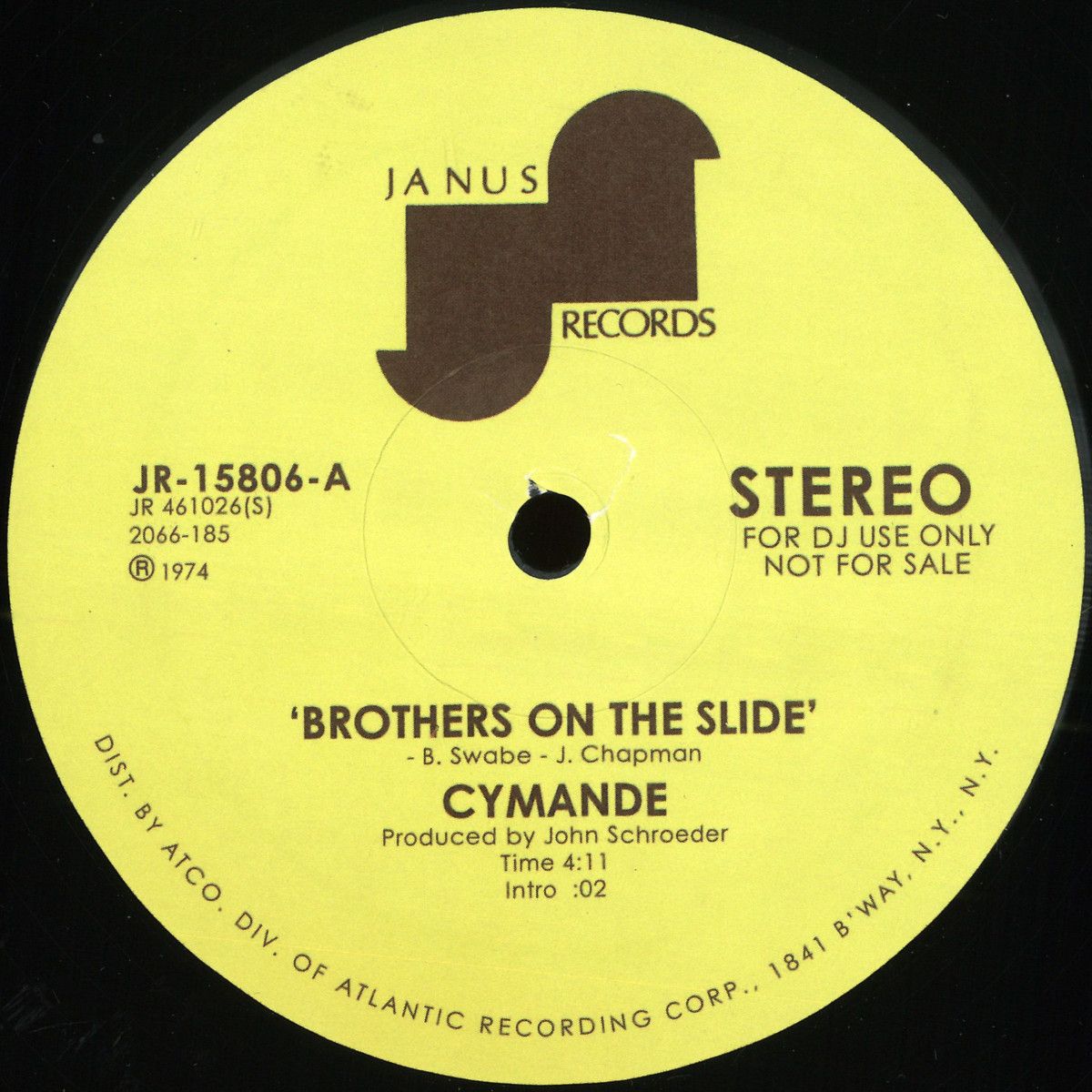 Cymande - Brothers On The Slide / Dove | Janus (JR-15806) - main