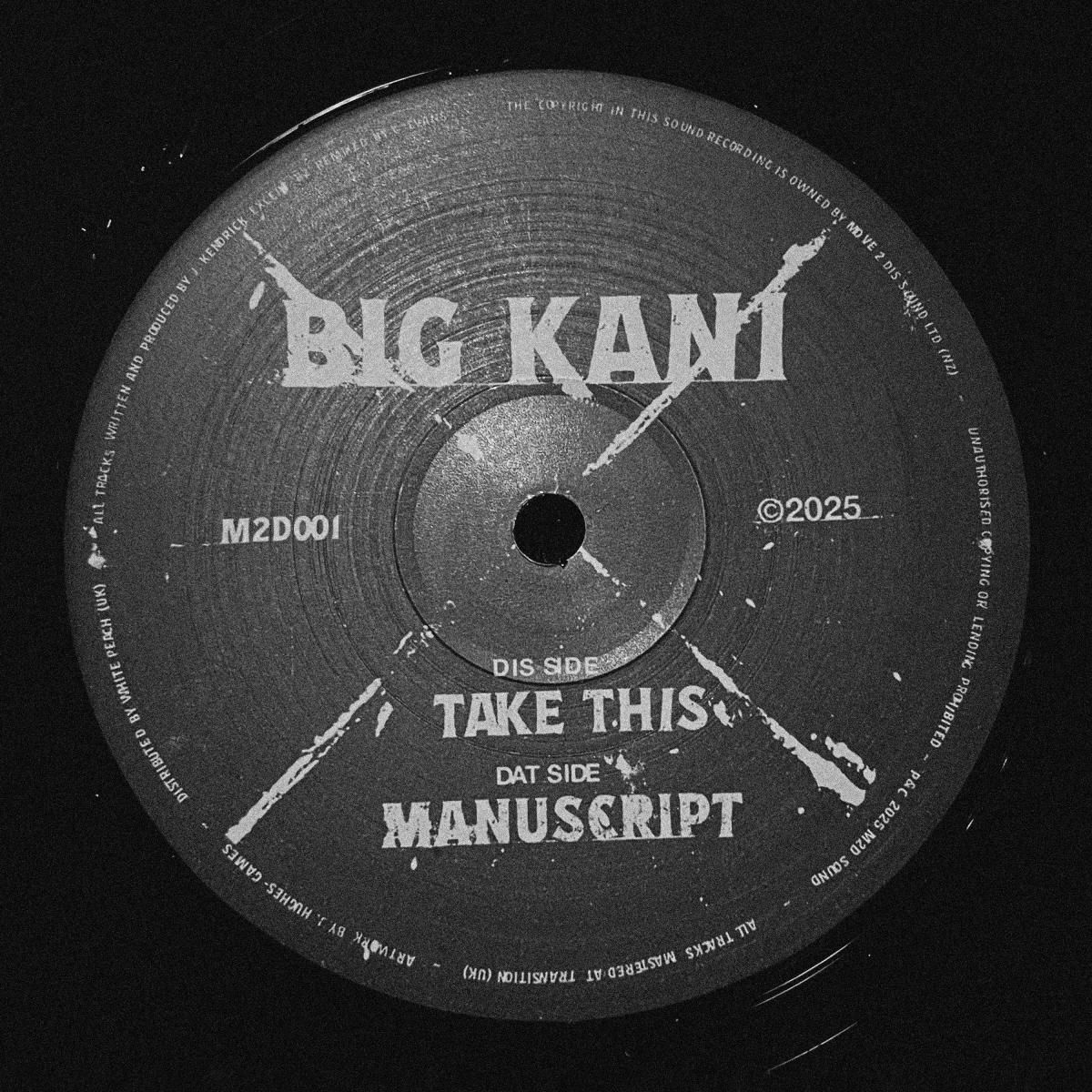 Big Kani - Take This / Manuscript | move2dis (M2D001) - main