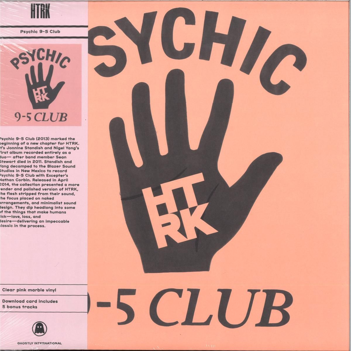 HTRK - PSYCHIC 9-5 CLUB | Ghostly International (GILPC2204) - main
