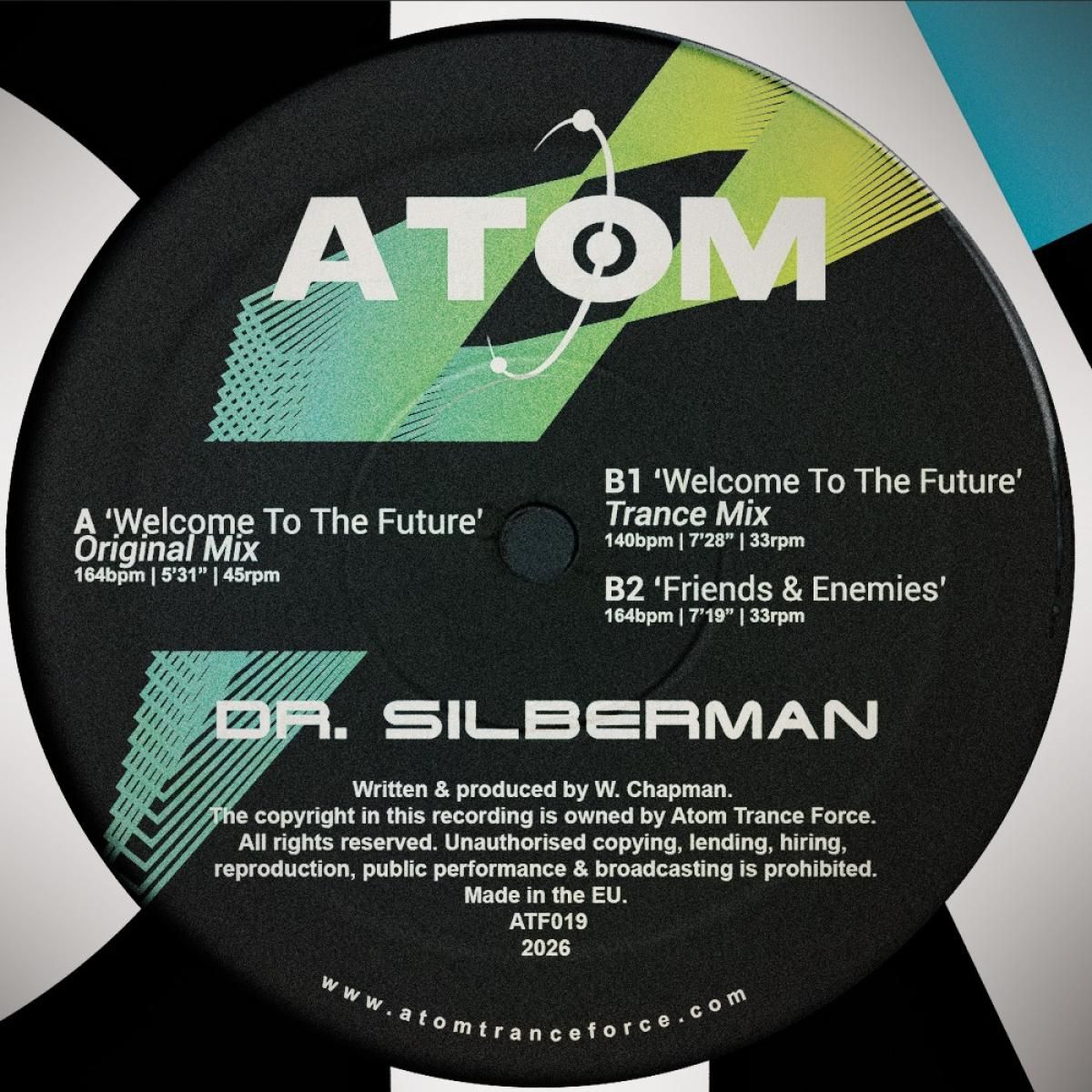 Dr. Silberman - Welcome To The Future | Atom Trance Force (ATF019) - main