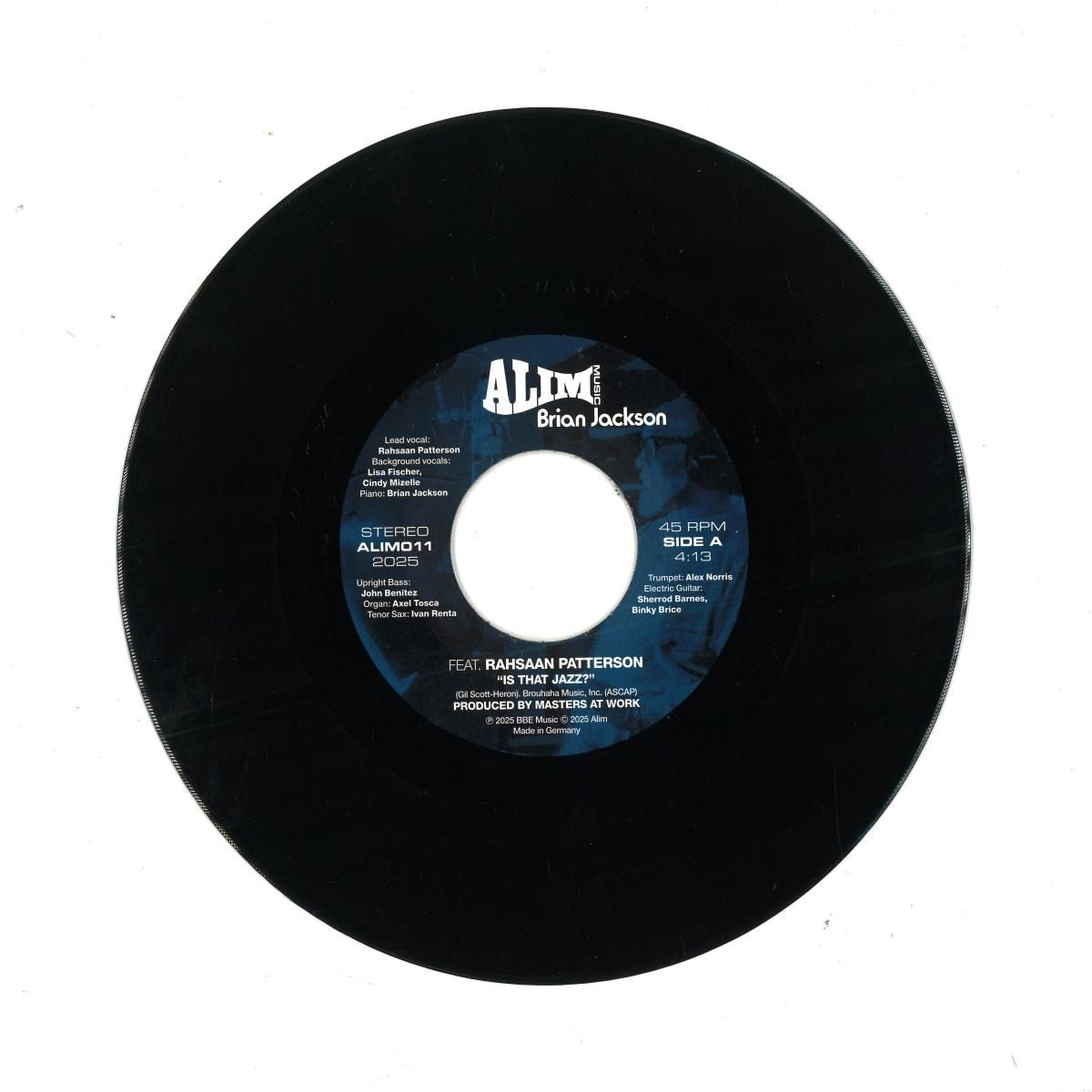 Brian Jackson  &  Rahaan Patterson - Is That Jazz? | Alim Music (ALIM011) - main