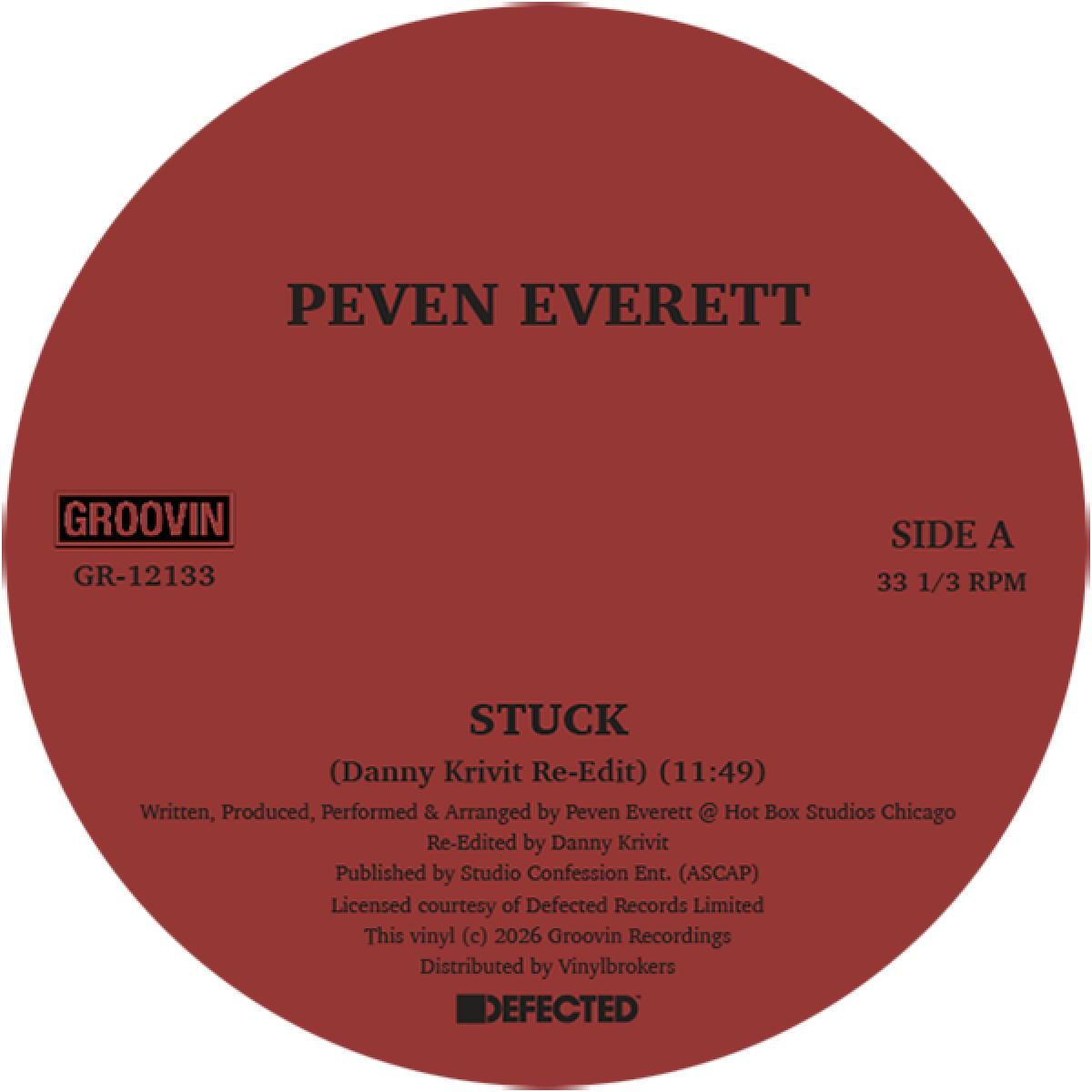 Peven Everett - Stuck | Groovin Recordings (GR-12133) Peven Everett - Stuck | Groovin Recordings (GR-12133)