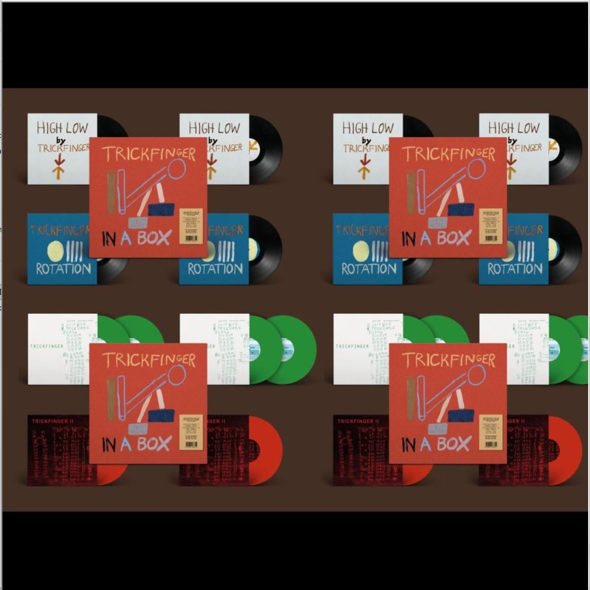 John Frusciante  &  Trickfinger - In A Box (LP 5x12" Box Set) | Acid Test (ATLP-TFBOX)