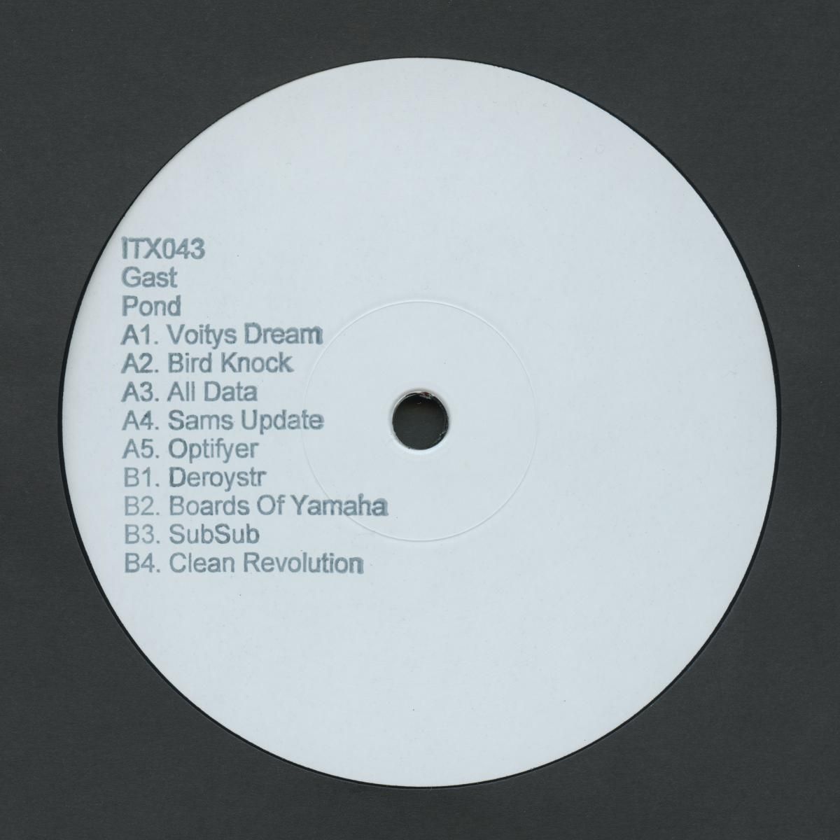 Gast - Pond LP | Ilian Tape ITX Series (ITX043)