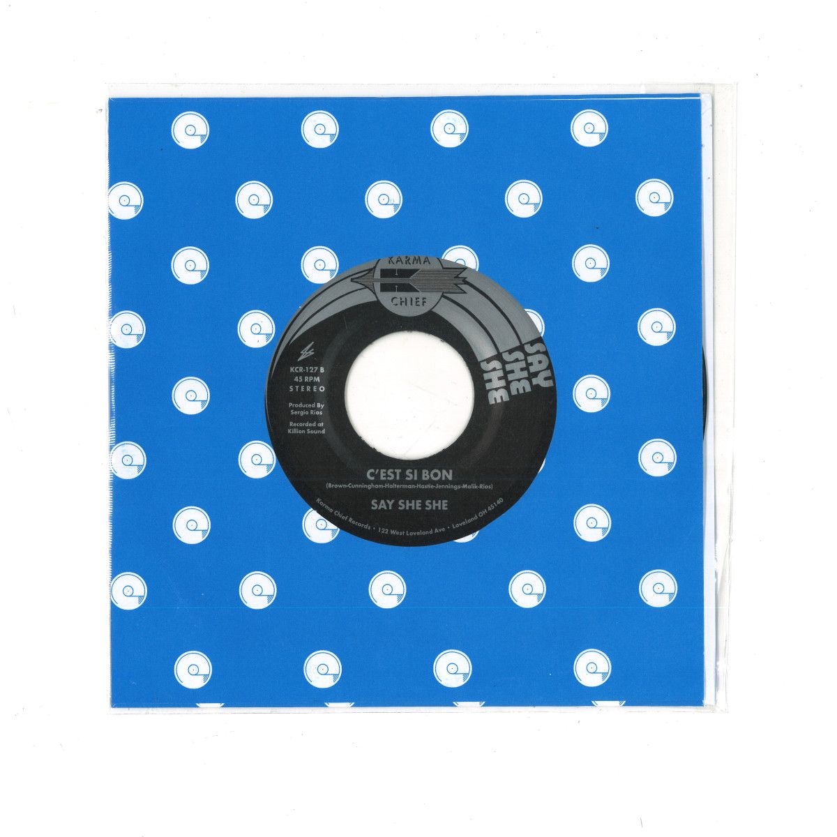Say She She - I BELIEVE IN MIRACLES / C'EST SI BON | Karma Chief Records (KCRLP127)
