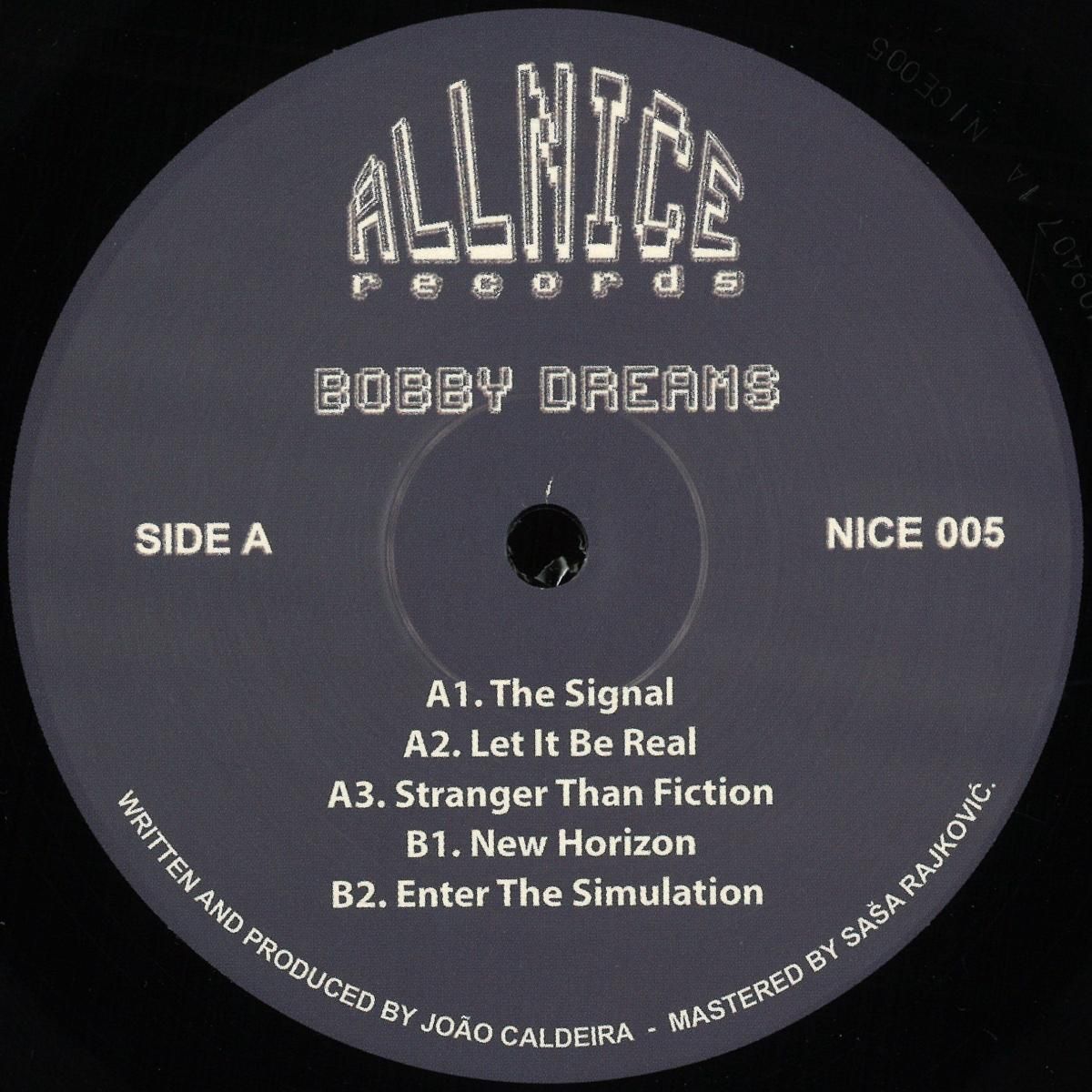 Bobby Dreams - The Signal EP | All Nice Records (NICE005) - main