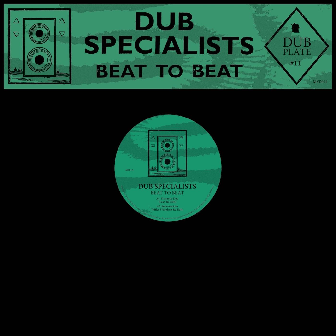 Dub Specialists - Dubplate #11: Beat To Beat | Mysticisms (MYD011)