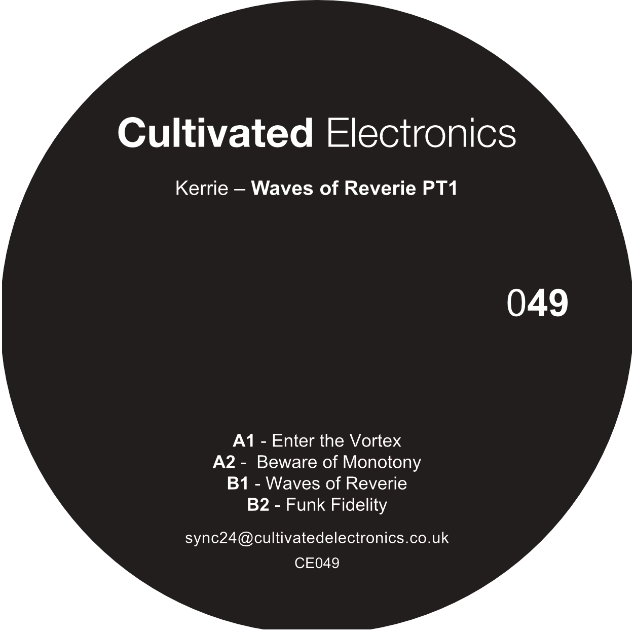 Kerrie - Waves of Reverie PT 1 | Cultivated Electronics (CE049) - main