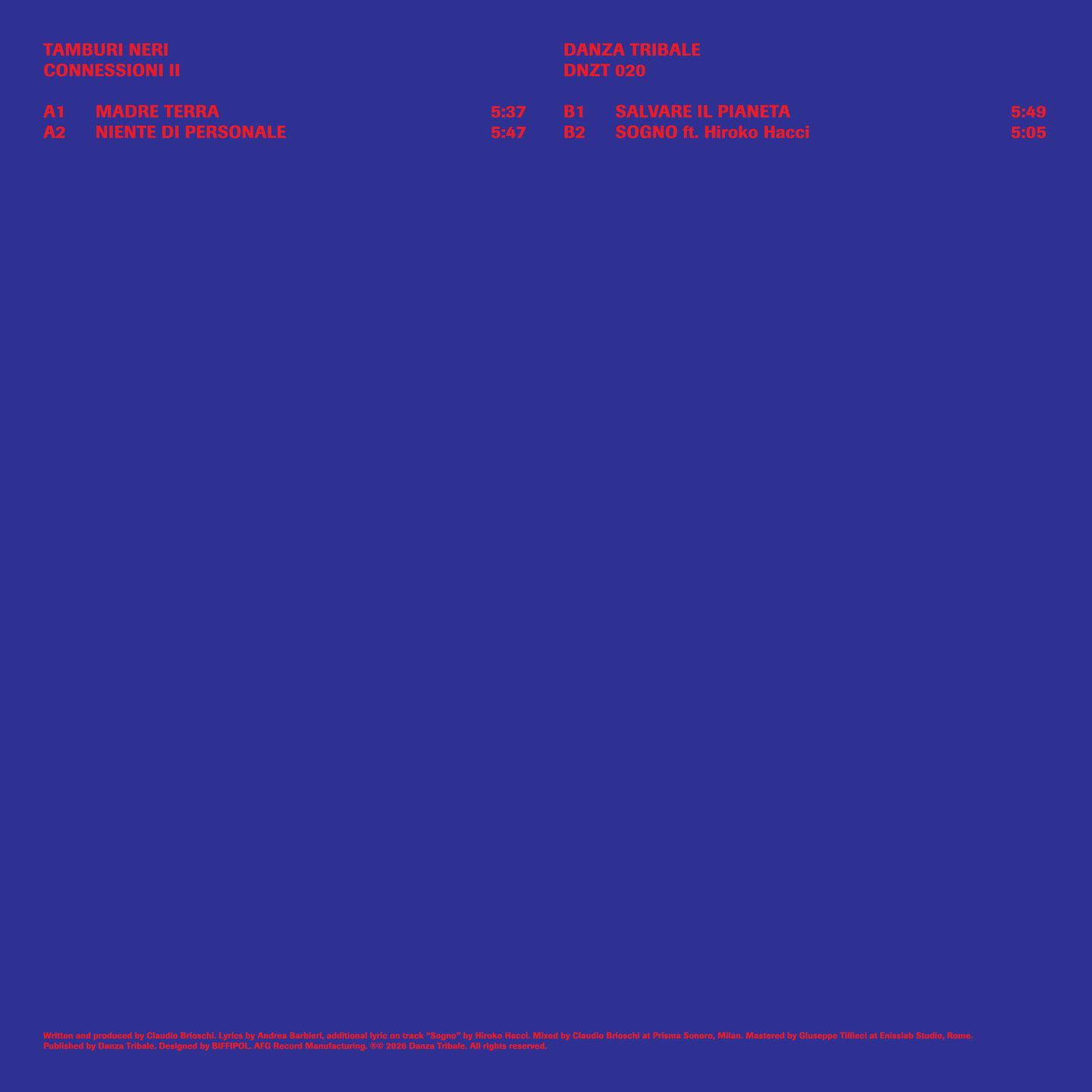 Tamburi Neri - Connessioni II | Danza Tribale (DNZT020) - 2 Tamburi Neri - Connessioni II | Danza Tribale (DNZT020) - 2