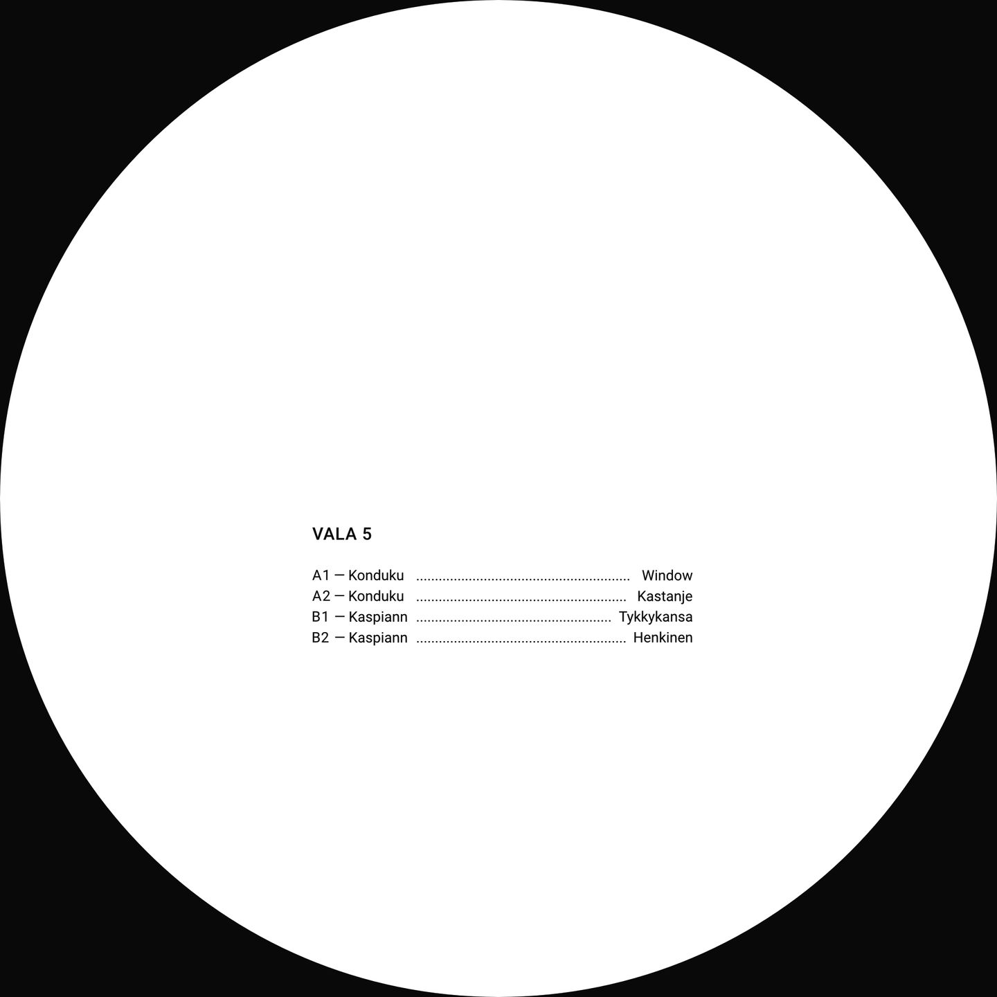 Konduku  &  Kaspiann - VALA 5 | Vala (VALA5) - main
