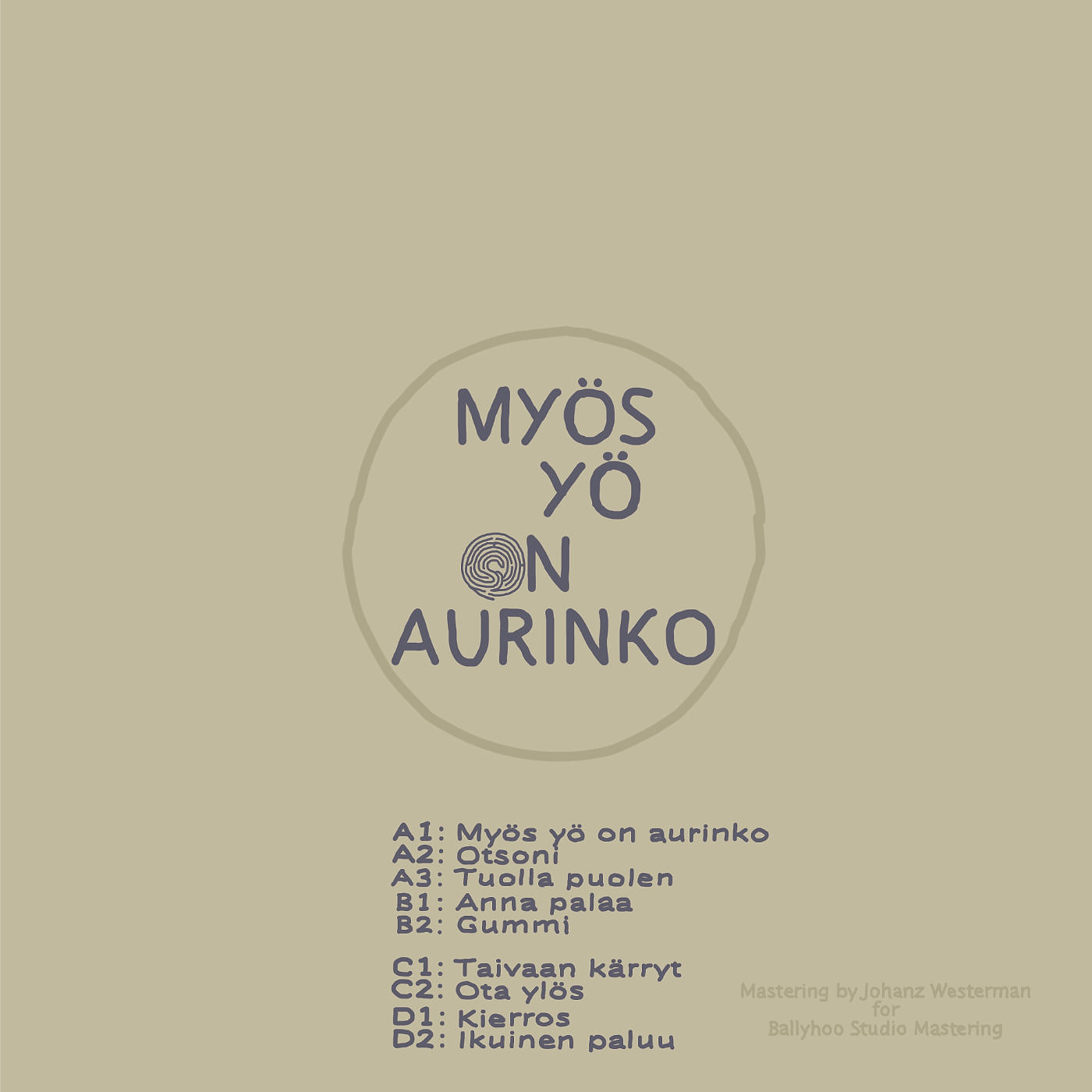 Santtu XL - Myos yo on aurinko | Secret Order (SOFYI-05) - 2