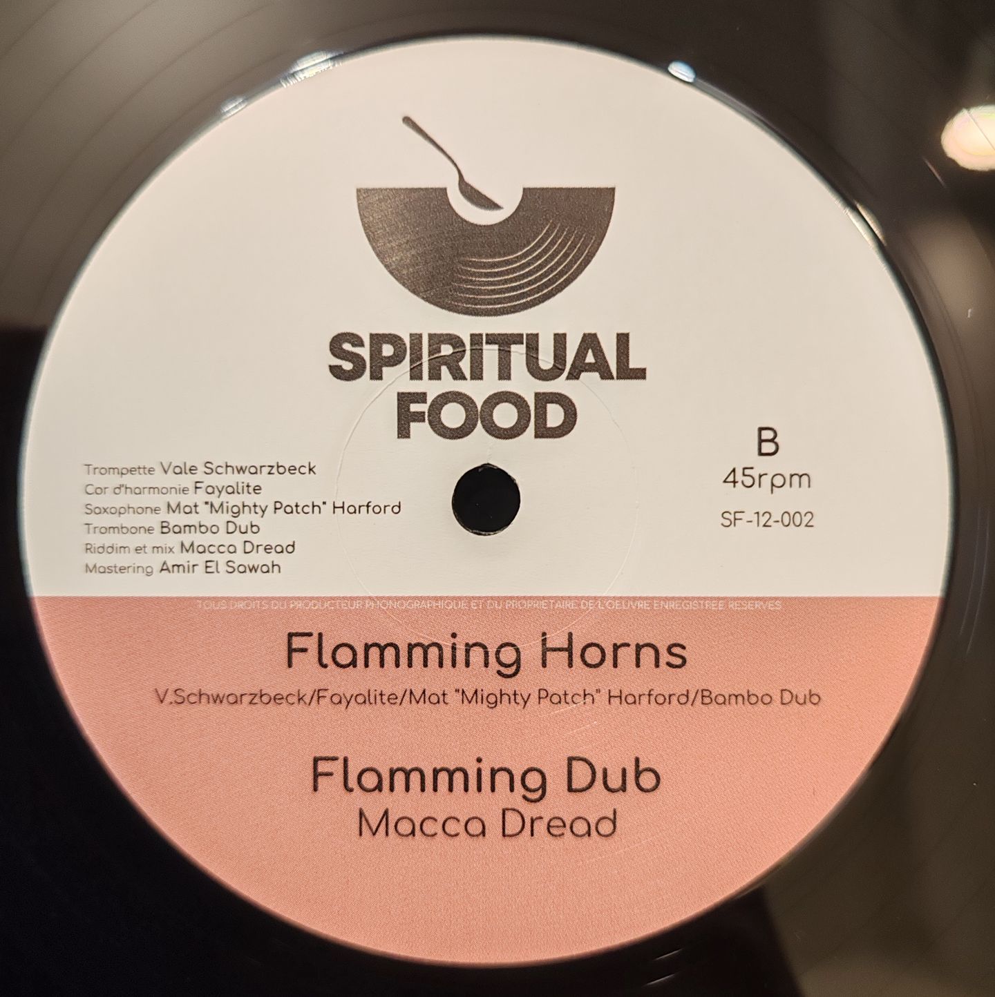 Derajah , Macca Dread - Burning / Flamming Horns | Spiritual Food (sf-12-002) - 2