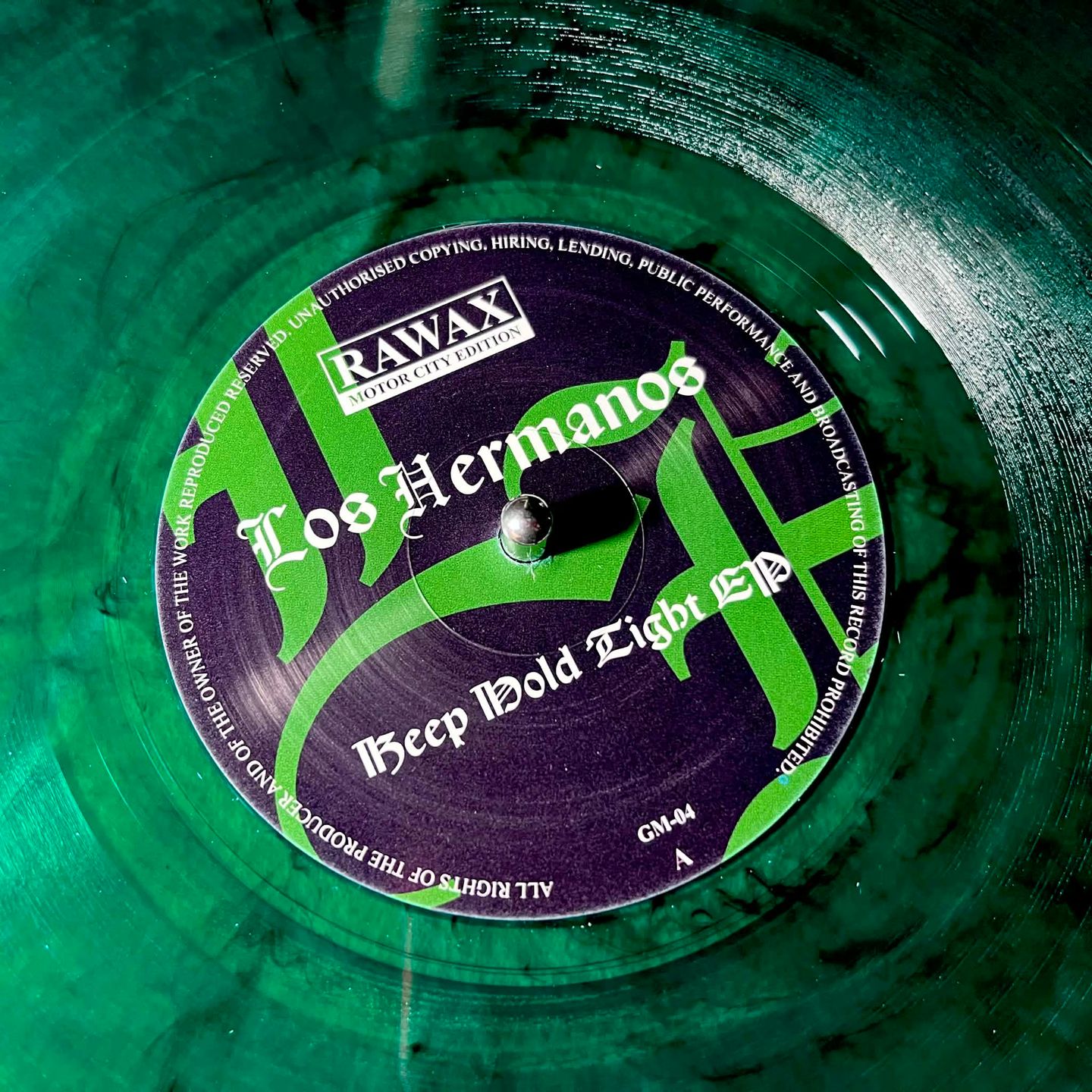 Los Hermanos - Keep Hold Tight EP (limited green marbled vinyl edition) | Rawax Motor City Edition () - main Los Hermanos - Keep Hold Tight EP (limited green marbled vinyl edition) | Rawax Motor City Edition () - main