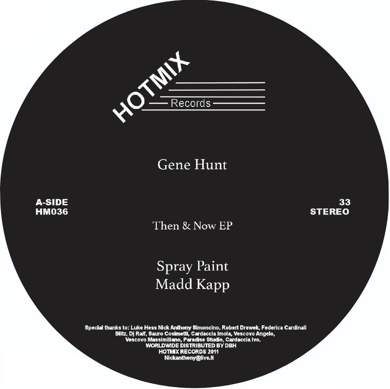 Gene Hunt - Then And Now EP | HotMix Records (HM036) - 2