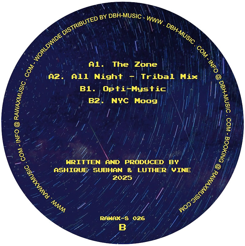 Subb-an  &  Luther Vine - All Night EP | Rawax (RAWAX-S026B) - 2