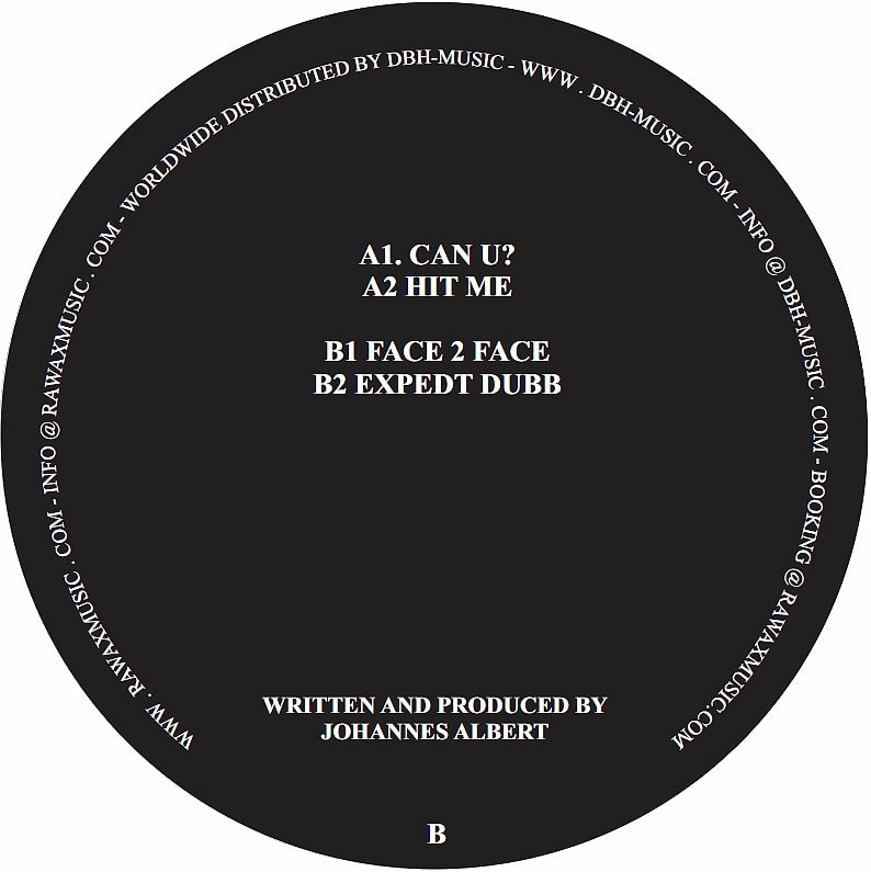 Johannes Albert - FACE 2 FACE EP | Housewax (HOUSEWAX037.1) - 3