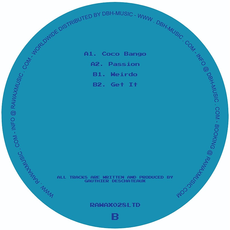 Gunnter - Coco Bango EP | Rawax (RAWAX028LTD) - 2
