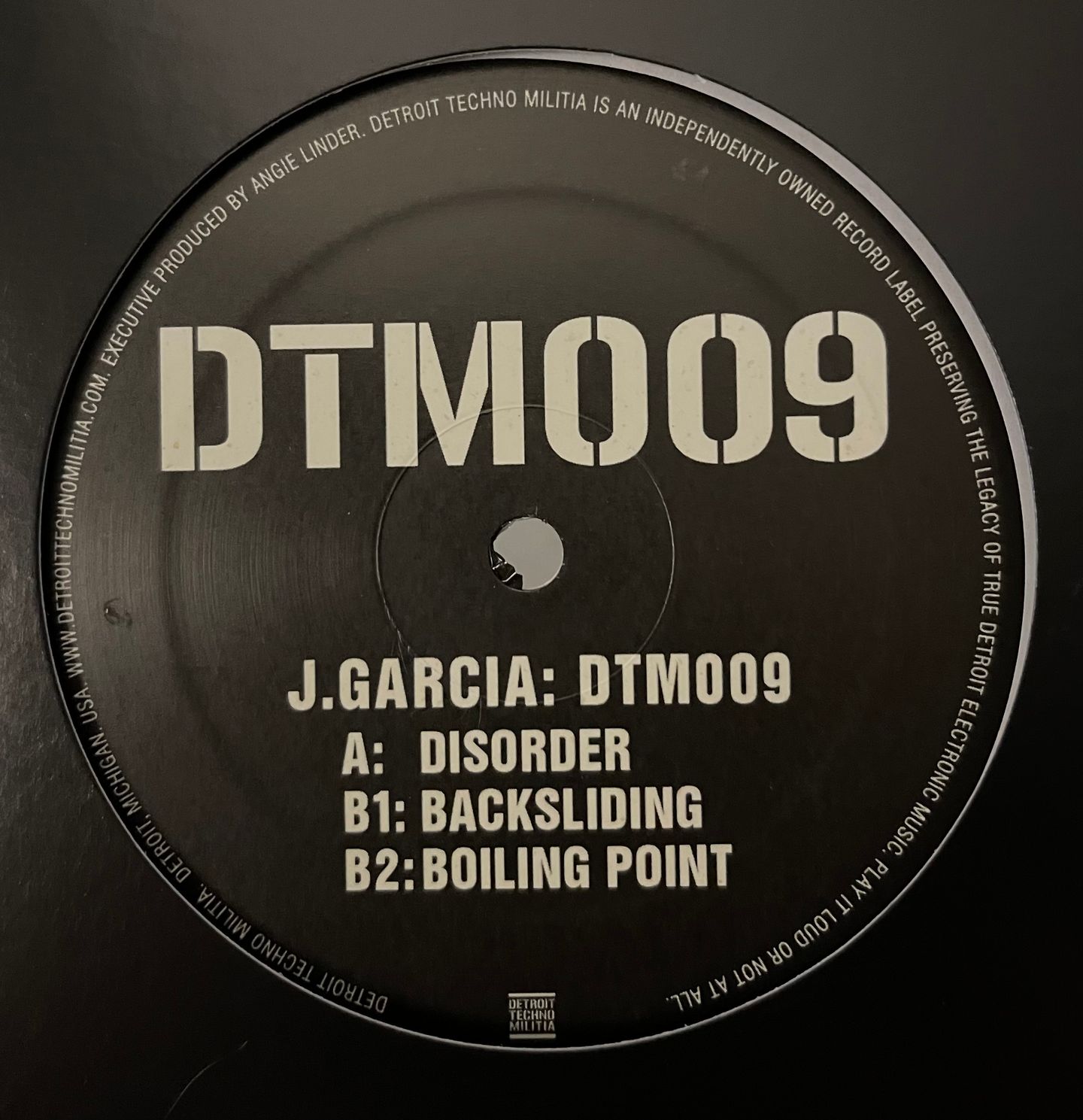 J. Garcia - DTM009 | Detroit Techno Militia (DTM009)