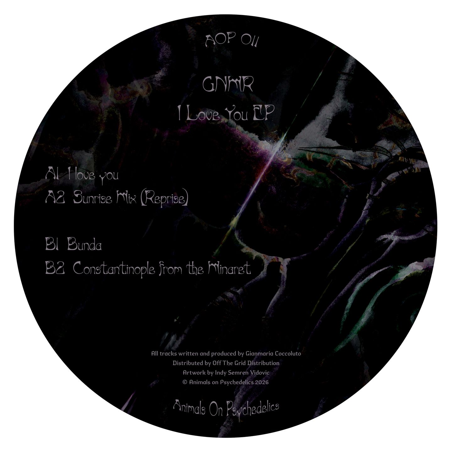 GNMR - I Love You Ep | Animals On Psychedelics (AOP011) - 3