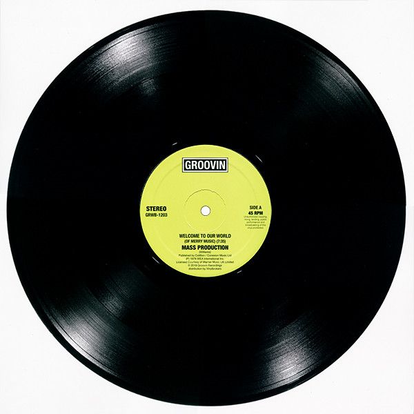 Mass Production - Welcome To Our World (Of Merry Music) / Cosmic Lust | Groovin Recordings (GRWB-1203) - main Mass Production - Welcome To Our World (Of Merry Music) / Cosmic Lust | Groovin Recordings (GRWB-1203) - main