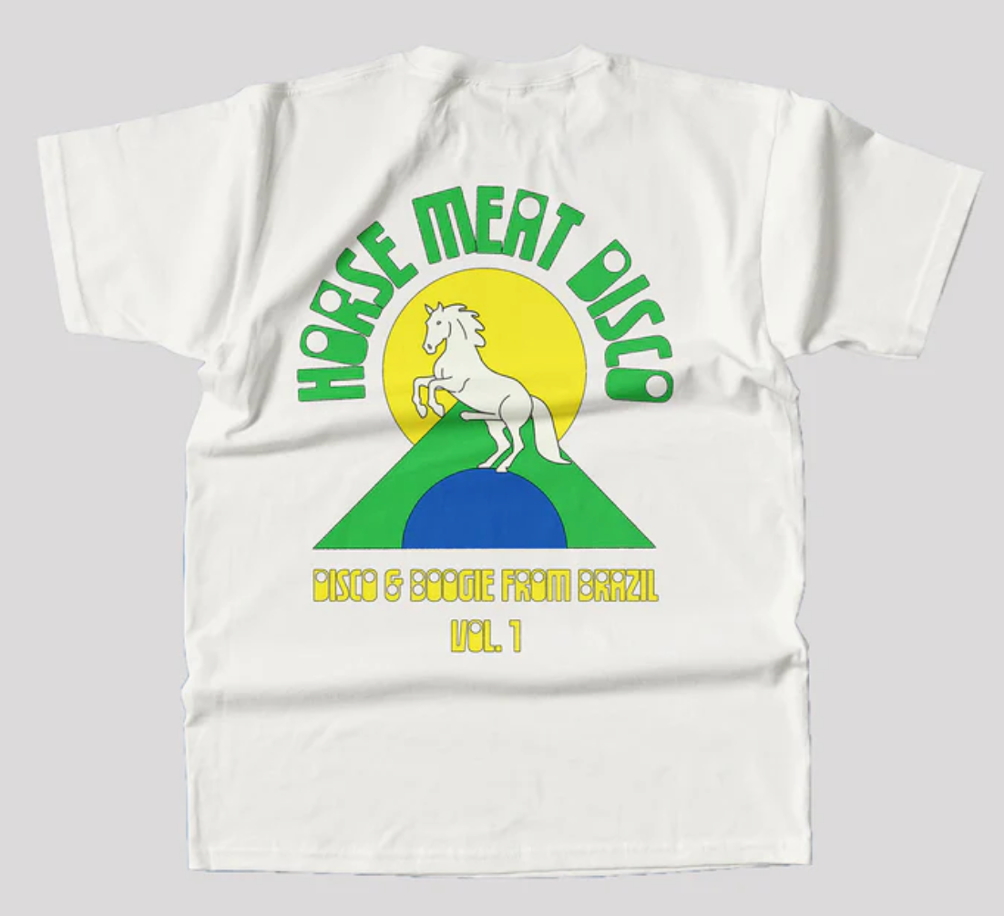 Mr Bongo - Horse Meat Disco Presents Disco & Boogie From Brazil Vol.1 – T-Shirt Mr Bongo - Horse Meat Disco Presents Disco & Boogie From Brazil Vol.1 – T-Shirt