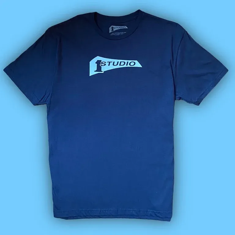 Soul Jazz Records - Studio One Records Official T-Shirt (Navy/Light Blue) - main