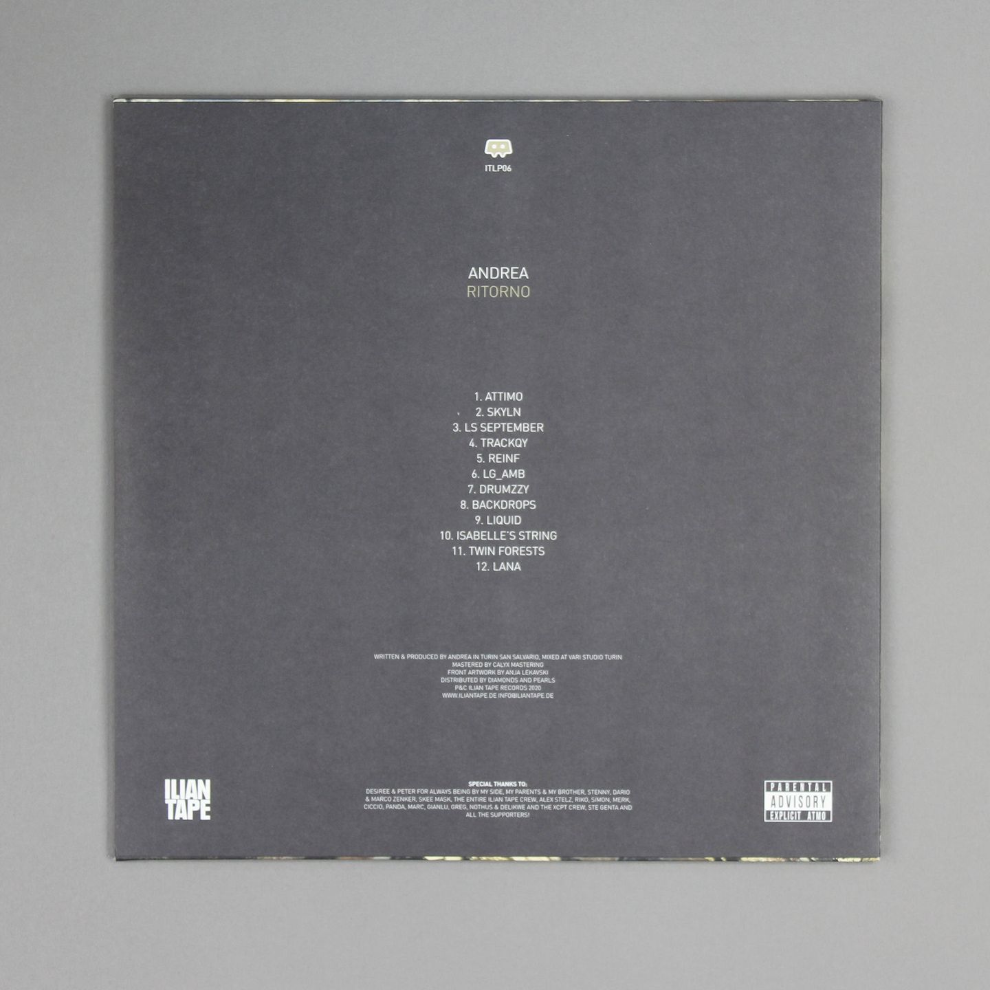 Andrea - Ritorno | Ilian Tape (ITLP06) - 4