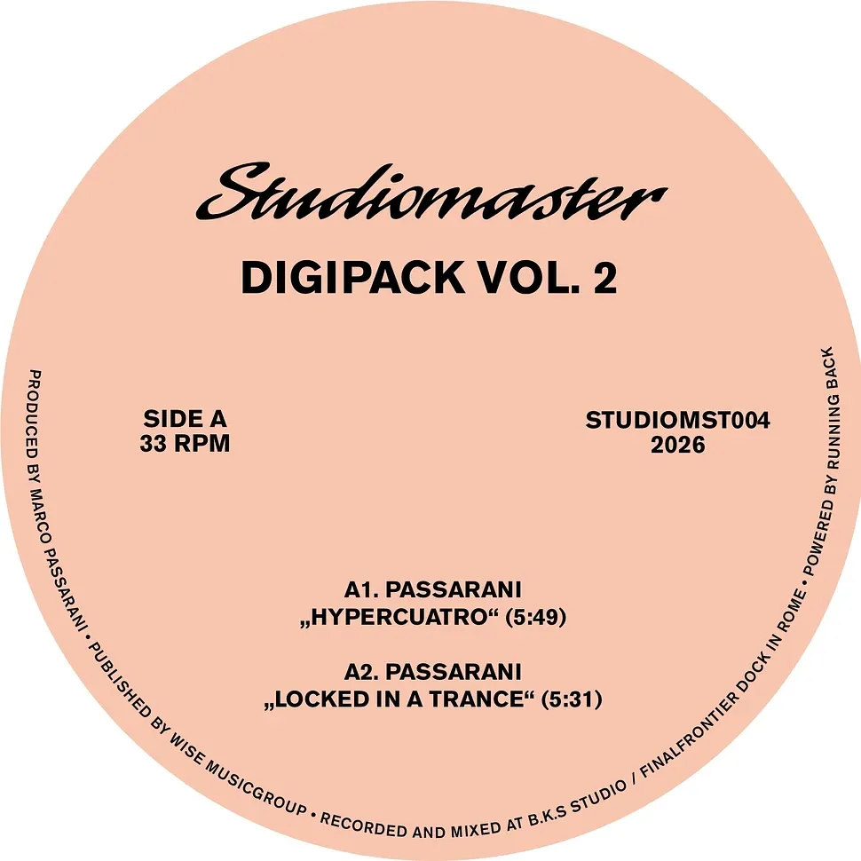 Marco Passarani - Digipack Volume 2 | Studiomaster ()