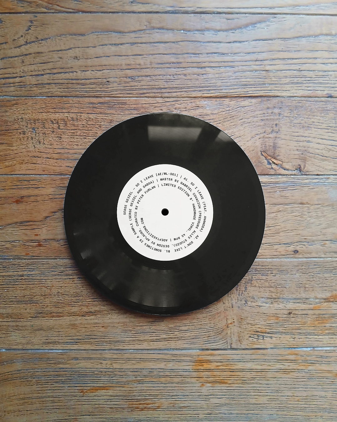 Serge Geyzel - So I Leave | Adepta Editions (AE/WL-001) - 3