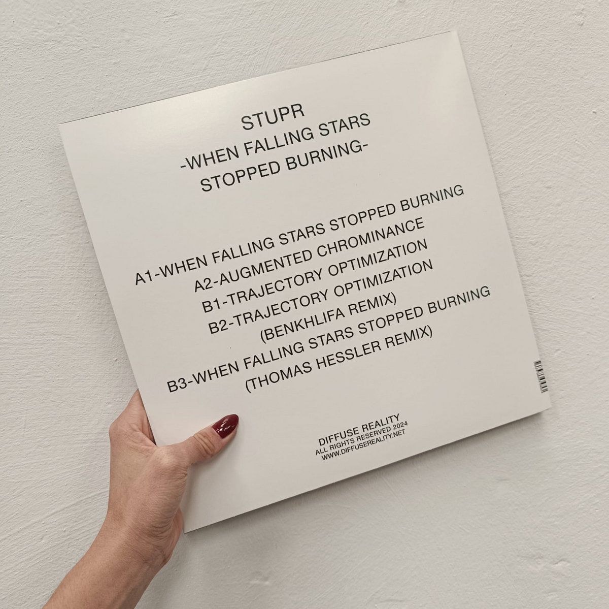 STUPR - When Falling Stars Stopped Burning | Diffuse Reality (DREA016) - 2