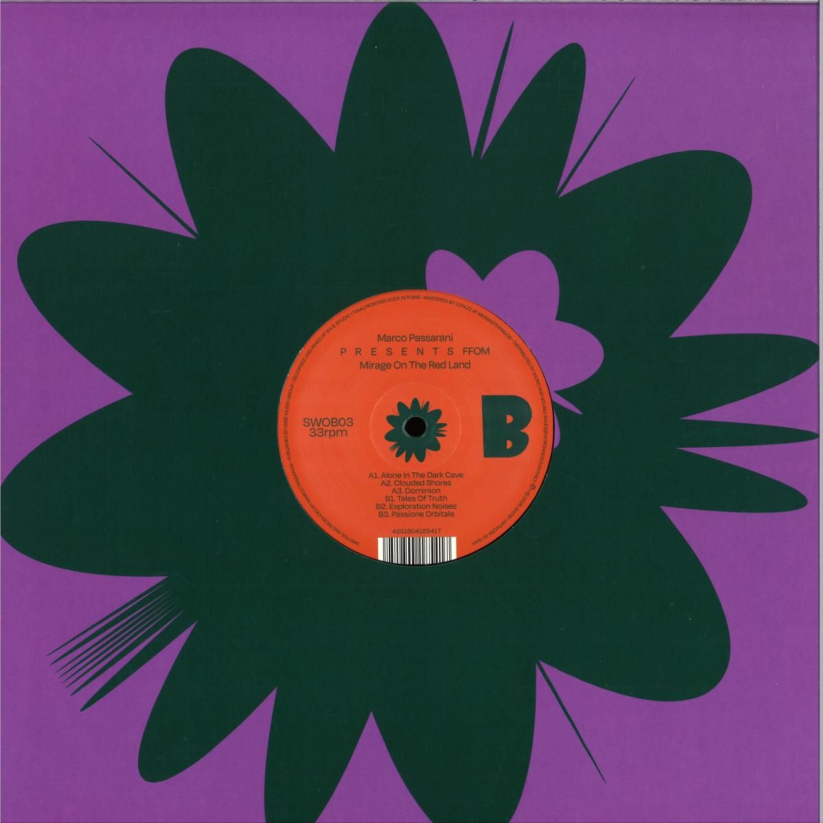 Marco Passarani presents F.F.O.M. - Mirage On The Red Land | Swob (SWOB03) - 2