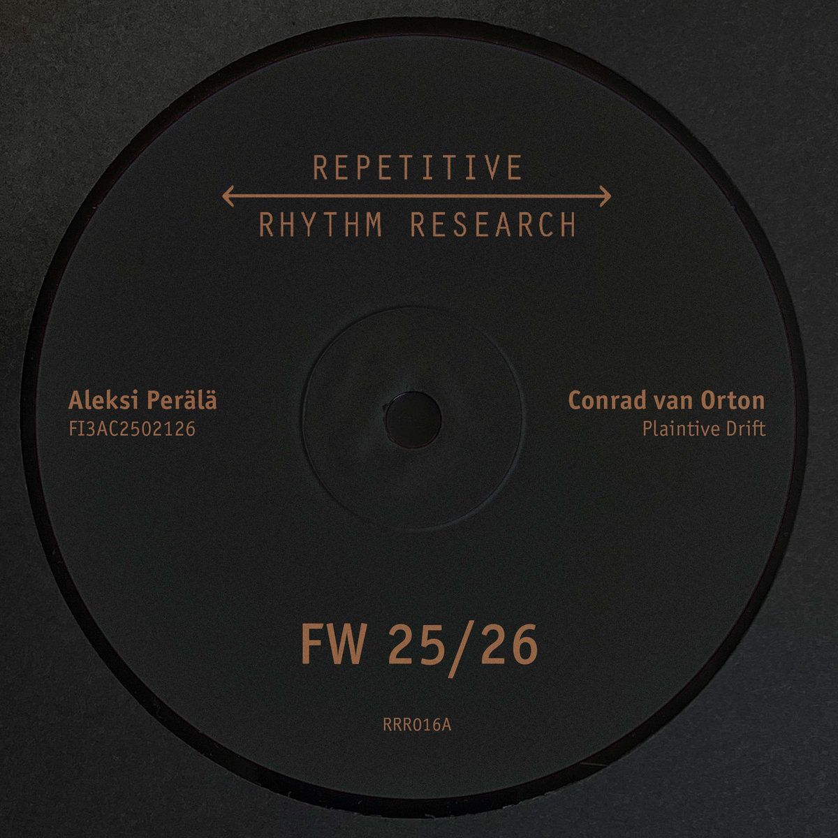Various - FW 25/26 | Repetitive Rhythm Research (RRR016) - 2