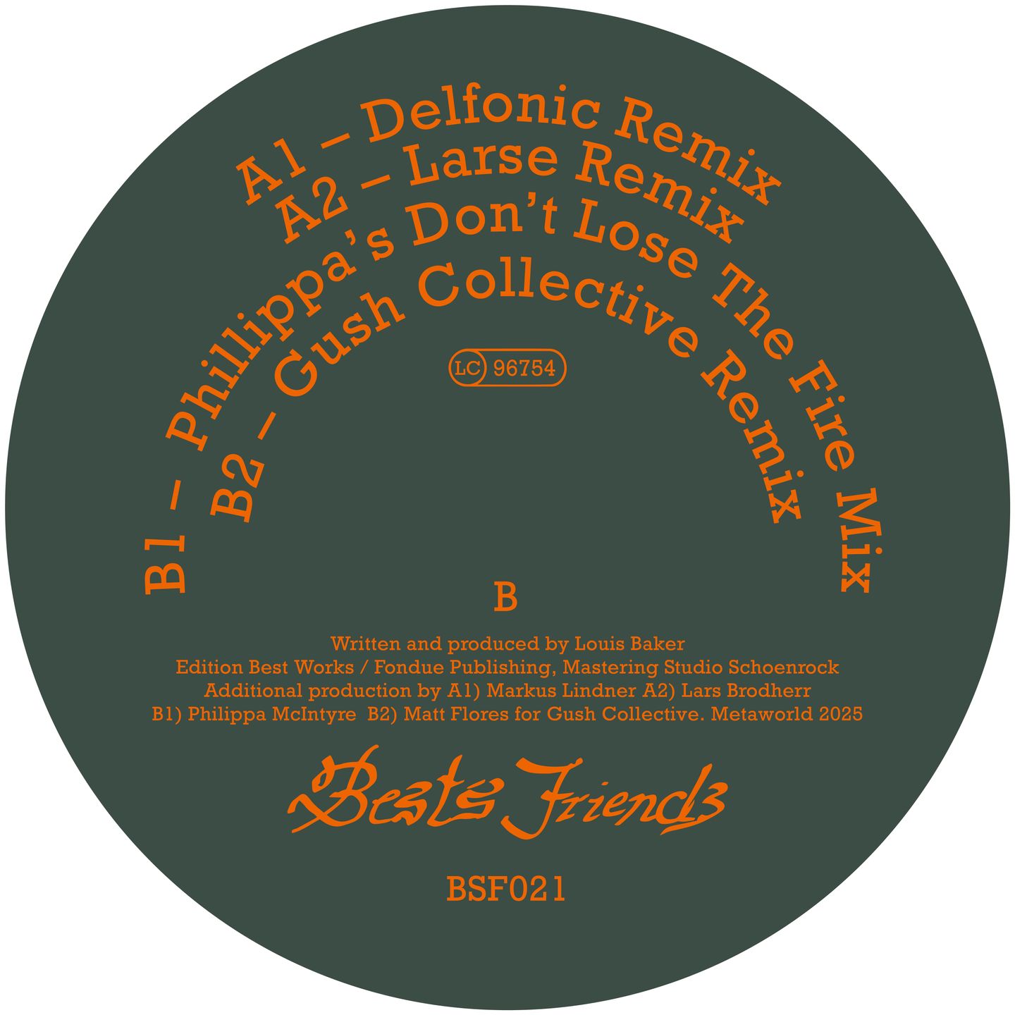 Louis Baker - Keep On (Best's Friends Remixes) | Best's Friends (BSF021) - 2 Louis Baker - Keep On (Best's Friends Remixes) | Best's Friends (BSF021) - 2